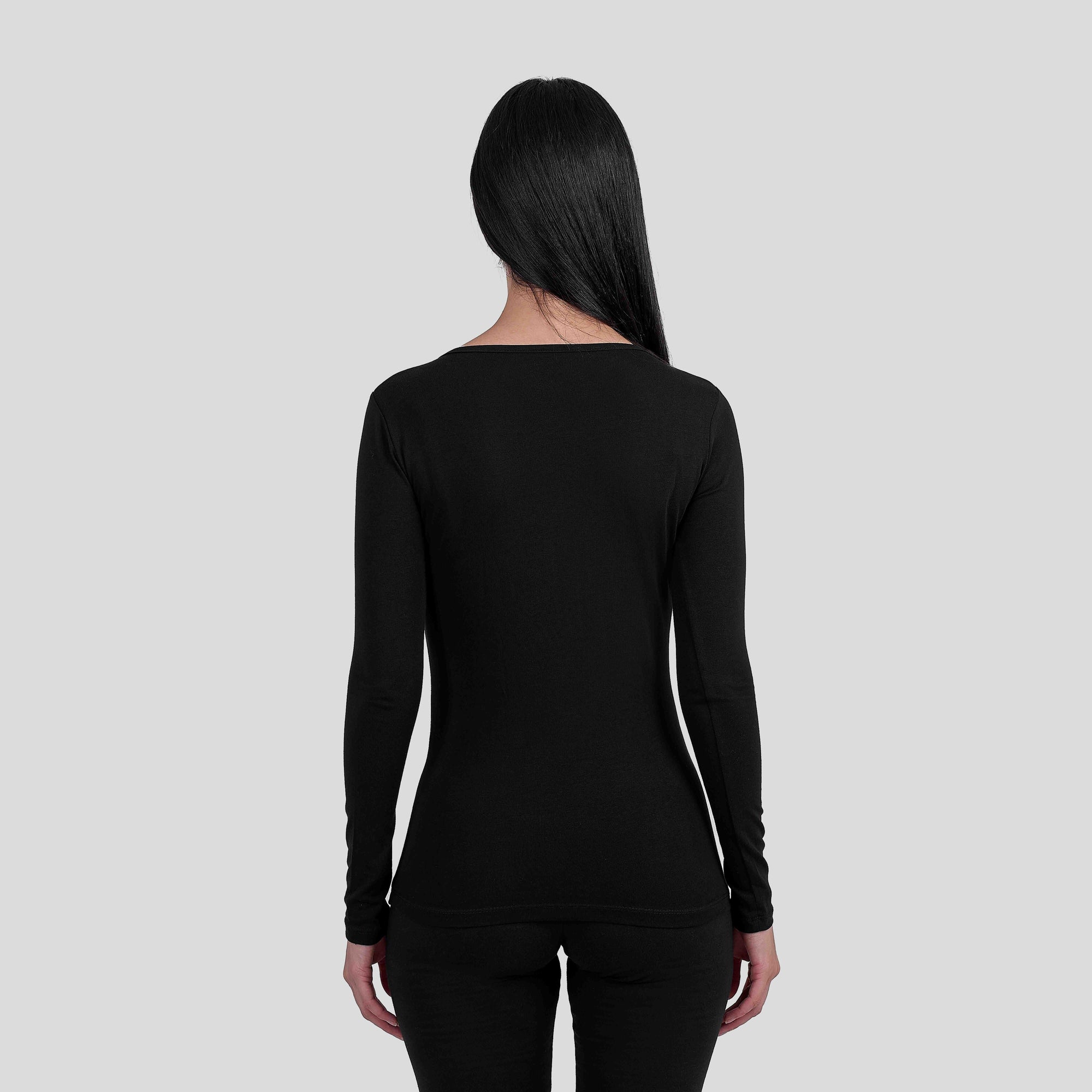 Long Sleeve Top-Round Neck- ( Dice ) ٣ قطع