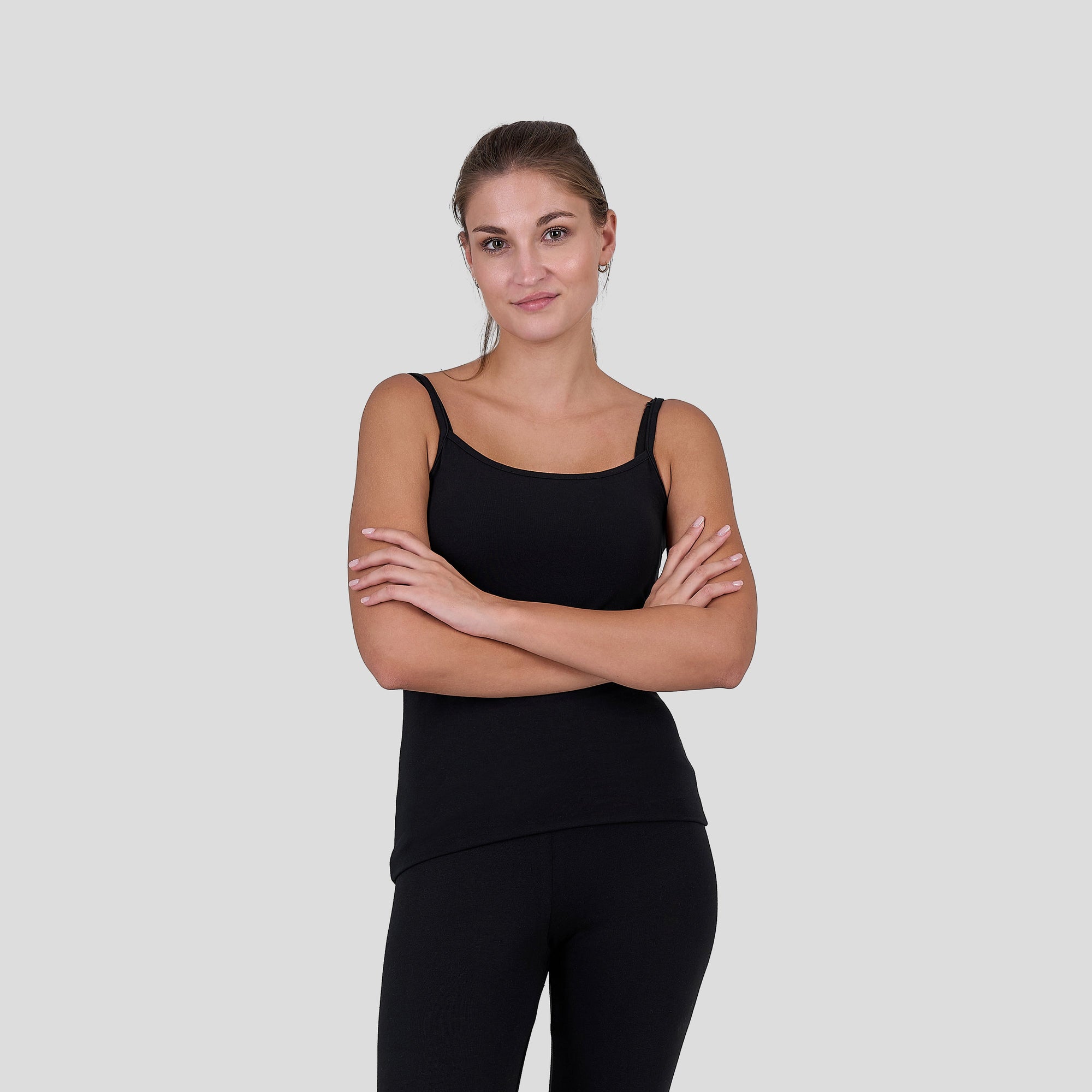Cotton Thin Strap Top-( Dice ) ٣ قطع