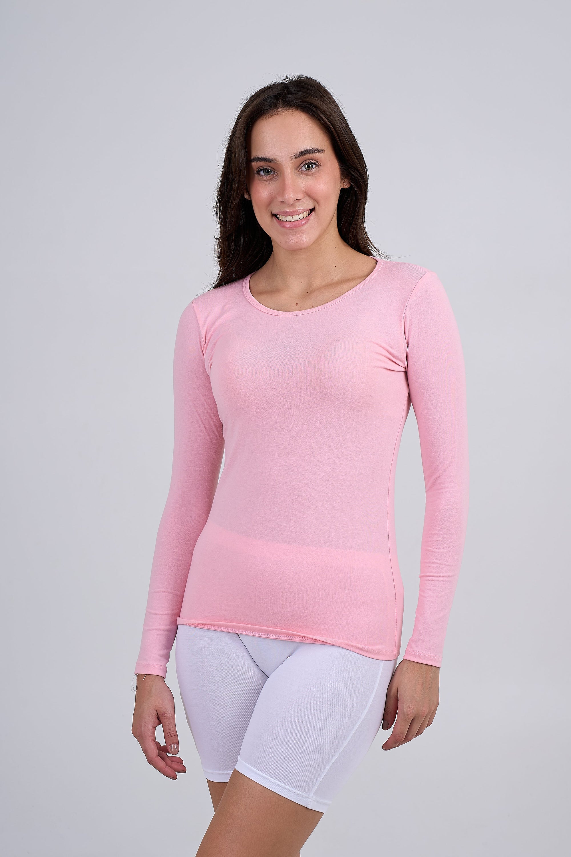 Long Sleeve Top-Round Neck- ( Dice ) ٣ قطع