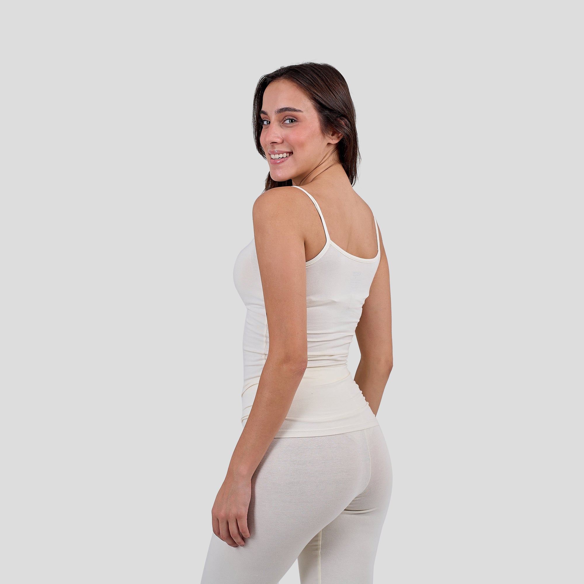 Cotton Thin Strap Top-( Dice ) ٣ قطع