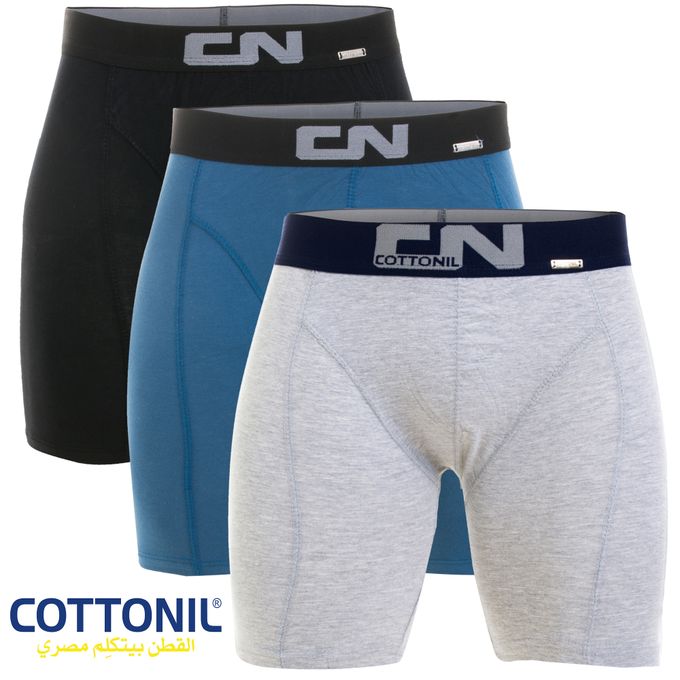 (Cottonil) Boxer CN LONG ٣ قطع