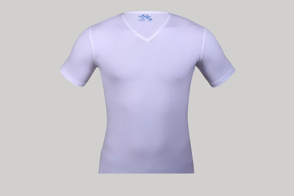 (Cottonil) V Neck Cotton Undershirt
