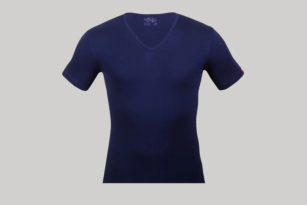 (Cottonil) V Neck Cotton Undershirt
