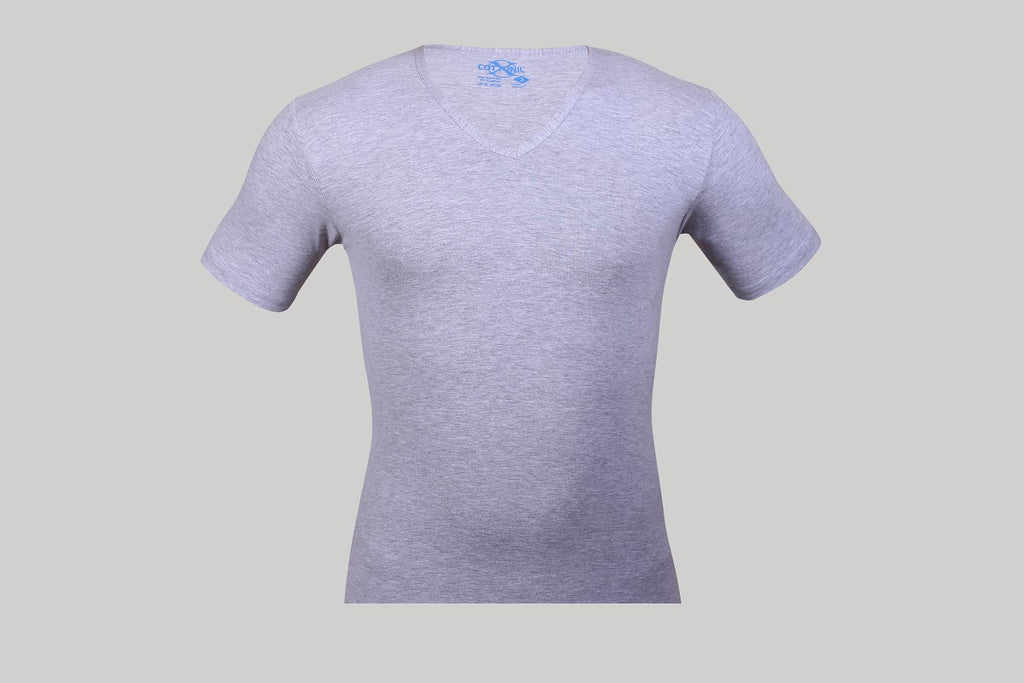 (Cottonil) V Neck Cotton Undershirt