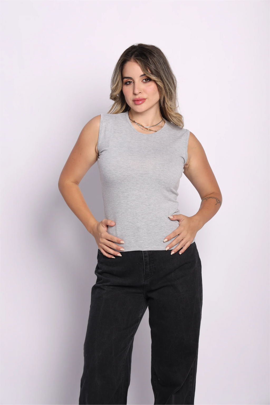 Cut Top - blanc