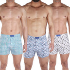 بوكسر رجالى مطبوع(Cottonil)٣ قطع