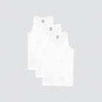 فانلة حمالة رجالي أبيض (Dice)٣ قطع