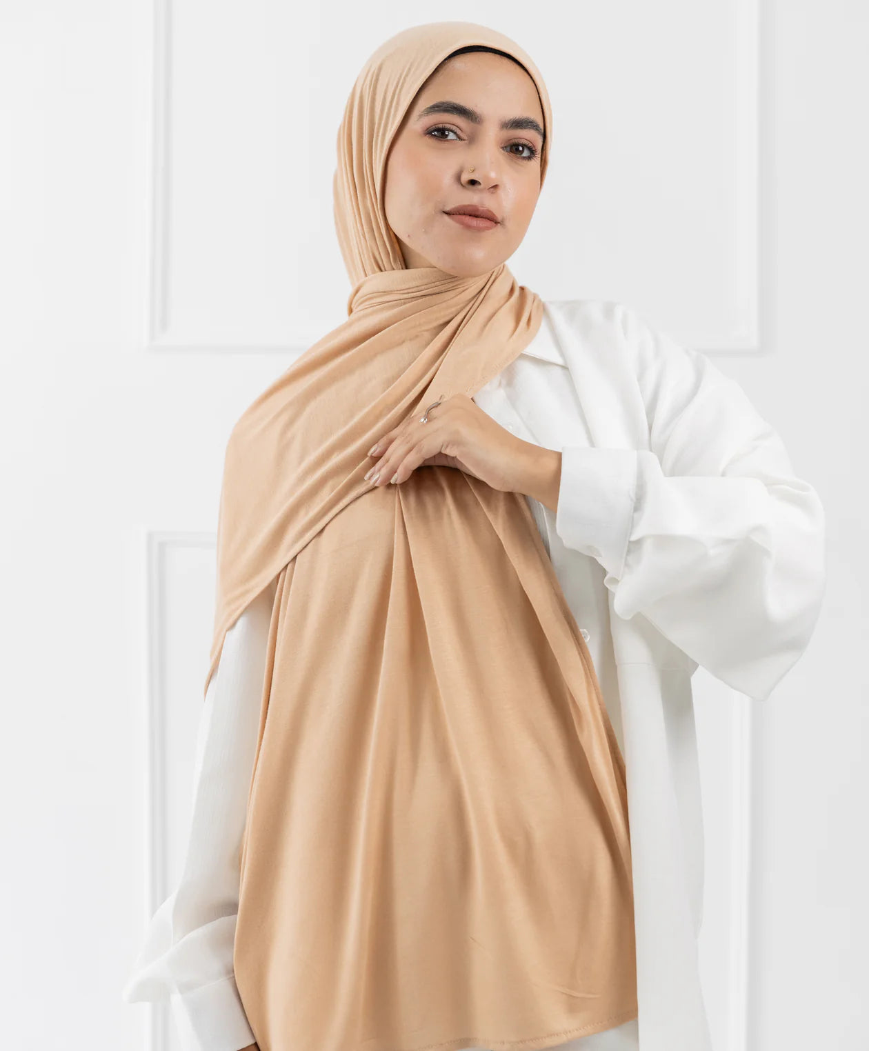 طرحة قطن (مقاس صغير) -  (le voile)  ٣ قطع