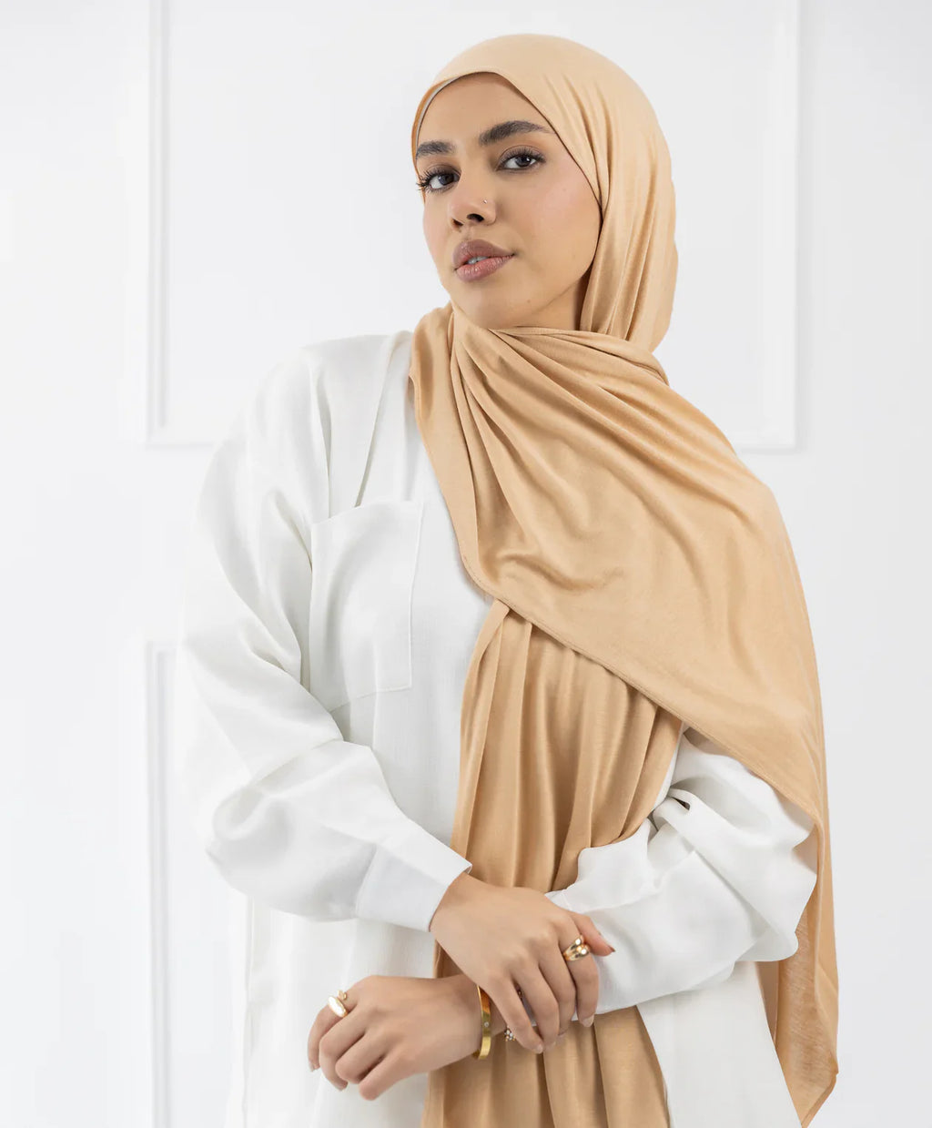 طرحة قطن مقاس صغير(le voile)