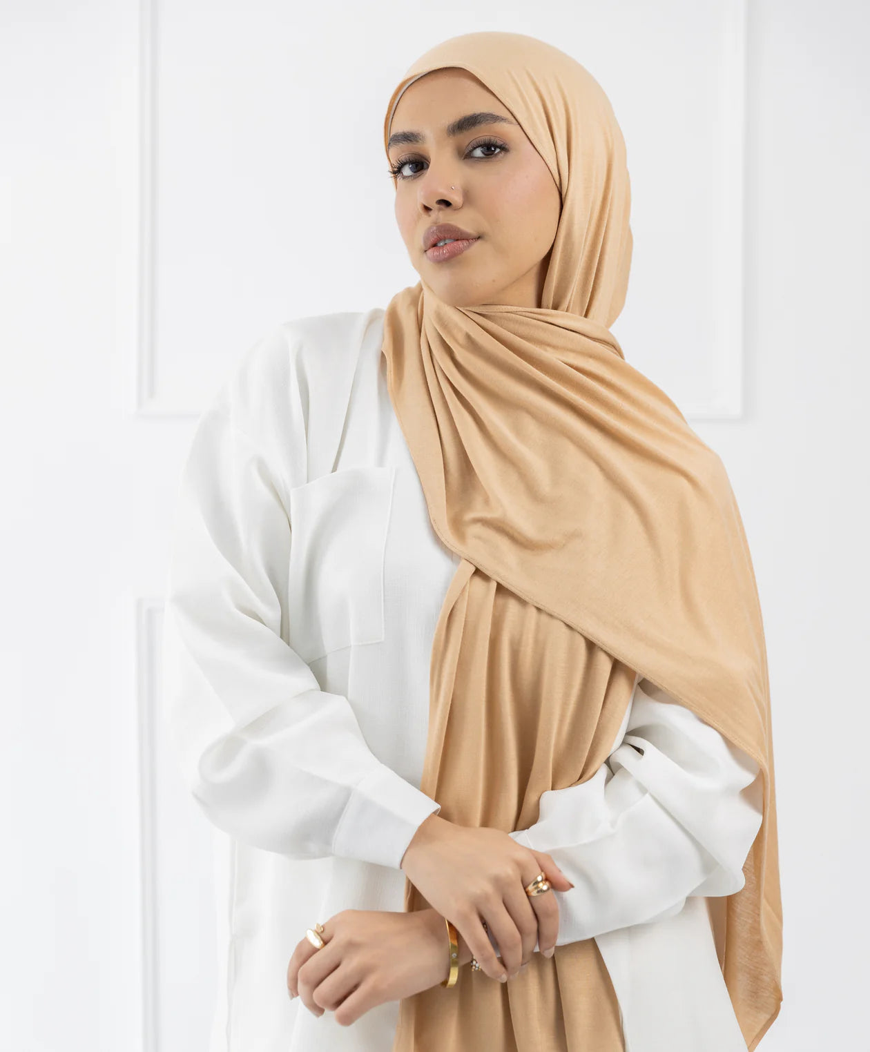 طرحة قطن (مقاس صغير) -  (le voile)  ٣ قطع