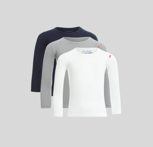 اندرشيرت قطن راوند ستريتش كم(Cottonil)