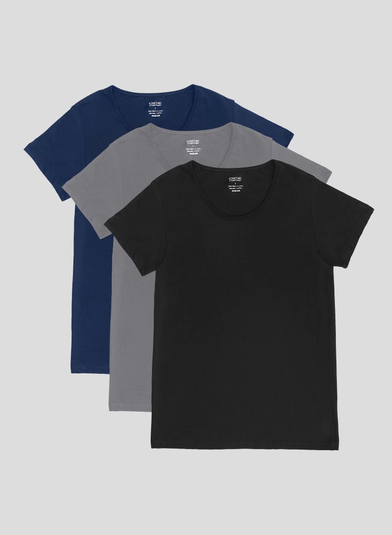 فانلة نص كم في  رجالي في (Dice)