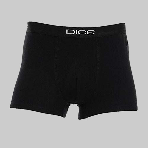 بوكسر ابيض و أسود سادة رجالي (Dice)٣ قطع