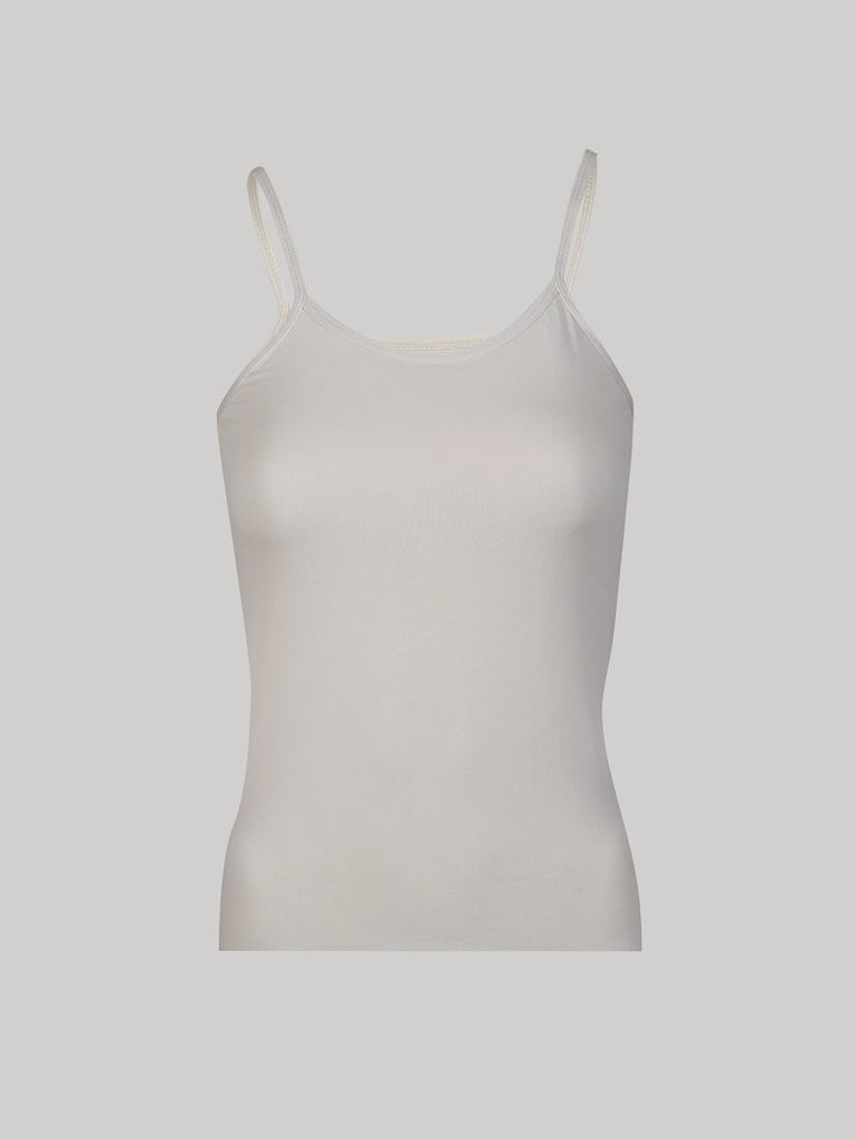 Cottonil Stretch Plain Spaghetti Top