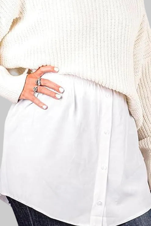 Lined Buttoned Skirt (le voile)