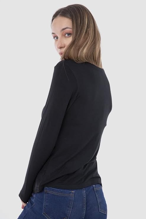 Long Sleeves Round-Neck Solid (Carina)