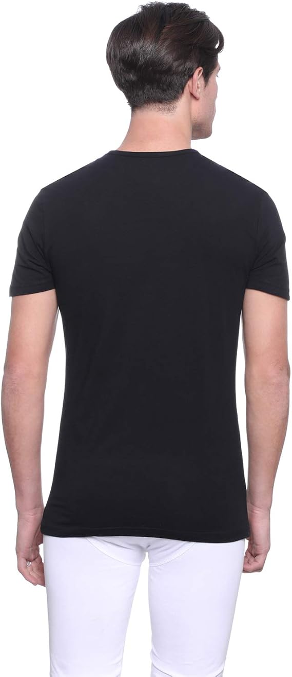 بوكسر مطبوع رجالي(Dice)٣ قطع + فانلة نص كم راوند ٣ قطع رجالي(Dice)