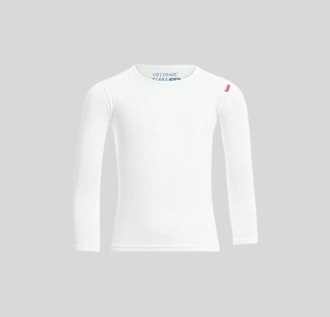 اندرشيرت كم قطن راوند  (Cottonil) + (Cottonil)٣ قطع فانلة حمالة رجالي أبيض + 3 pieces Mini Socket Socks - (Cottonil)