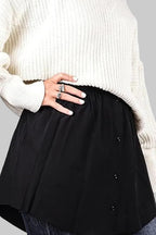Lined Buttoned Skirt (le voile)