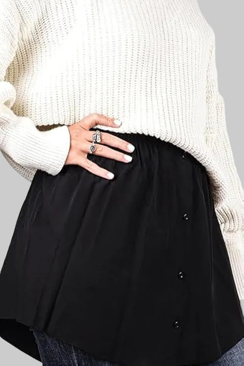 Lined Buttoned Skirt (le voile)
