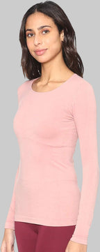 Long Sleeves Round-Neck Solid (Carina)