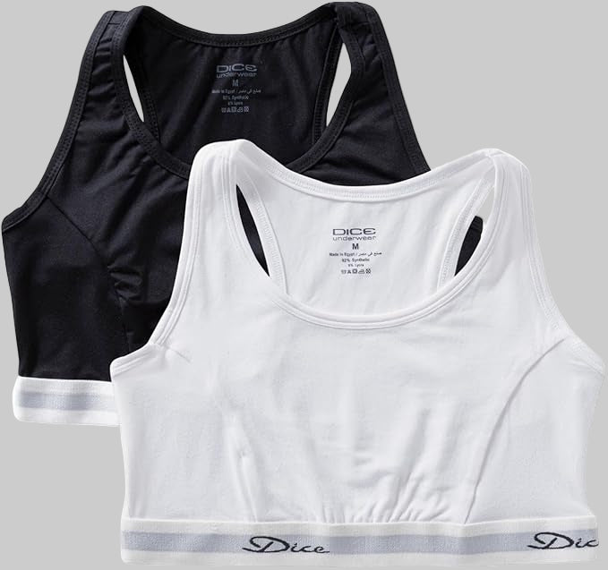 Women's Cotton Soft Bra (Dice)