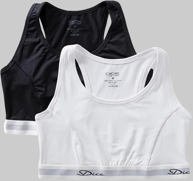 Women's Cotton Soft Bra (Dice)