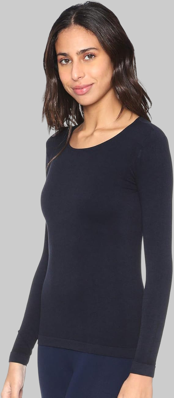 Long Sleeves Round-Neck Solid (Carina)