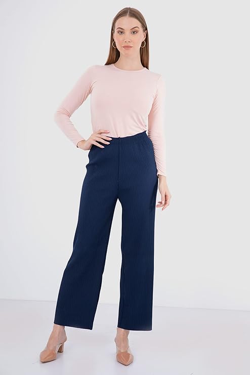 Long Sleeves Round-Neck Solid (Carina)
