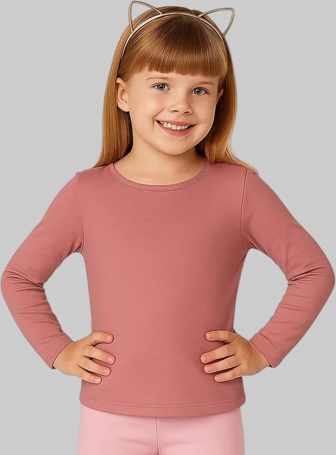 تيشرت شتوي أكمام طوليه بناتي(Dice)