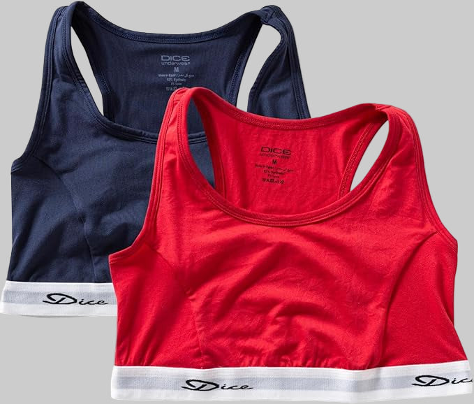 Women's Cotton Soft Bra (Dice)