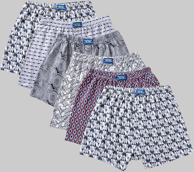 (Cottonil)٣ قطع بوكسر رجالى مطبوع