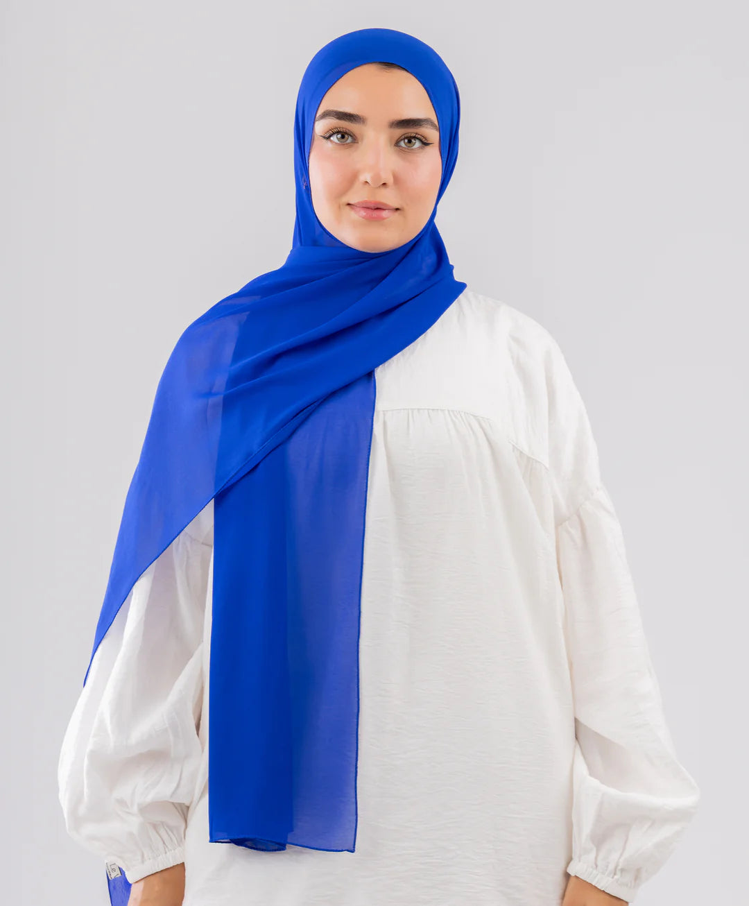 طرحة شيفون (مقاس صغير) - (le voile)  ٣ قطع