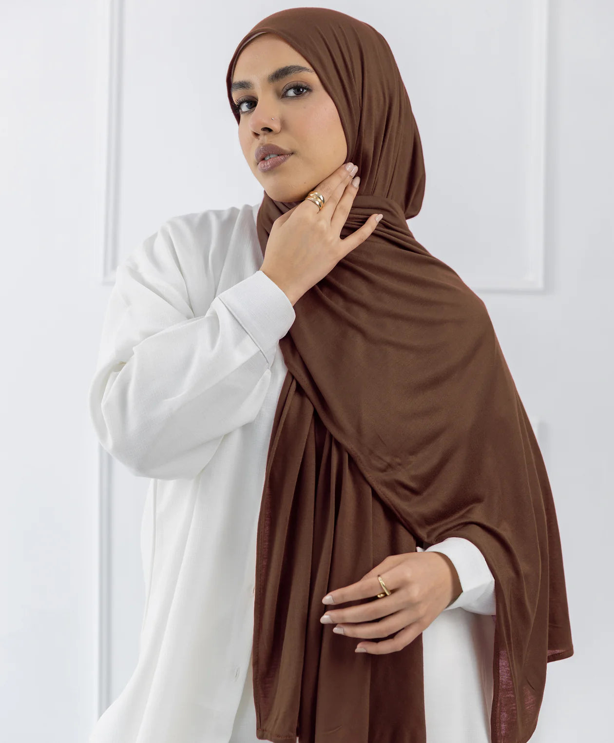 طرحة قطن (مقاس صغير) -  (le voile)  ٣ قطع