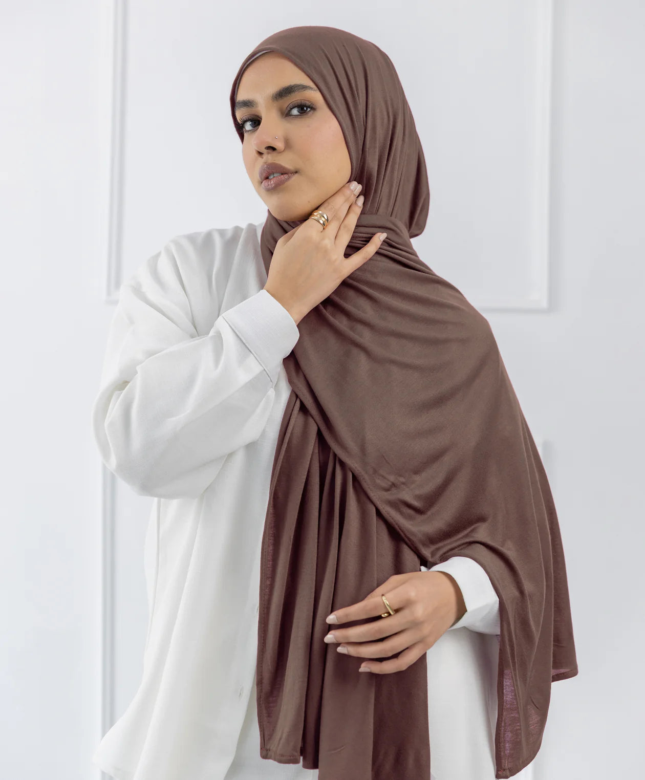 طرحة قطن (مقاس صغير) -  (le voile)  ٣ قطع
