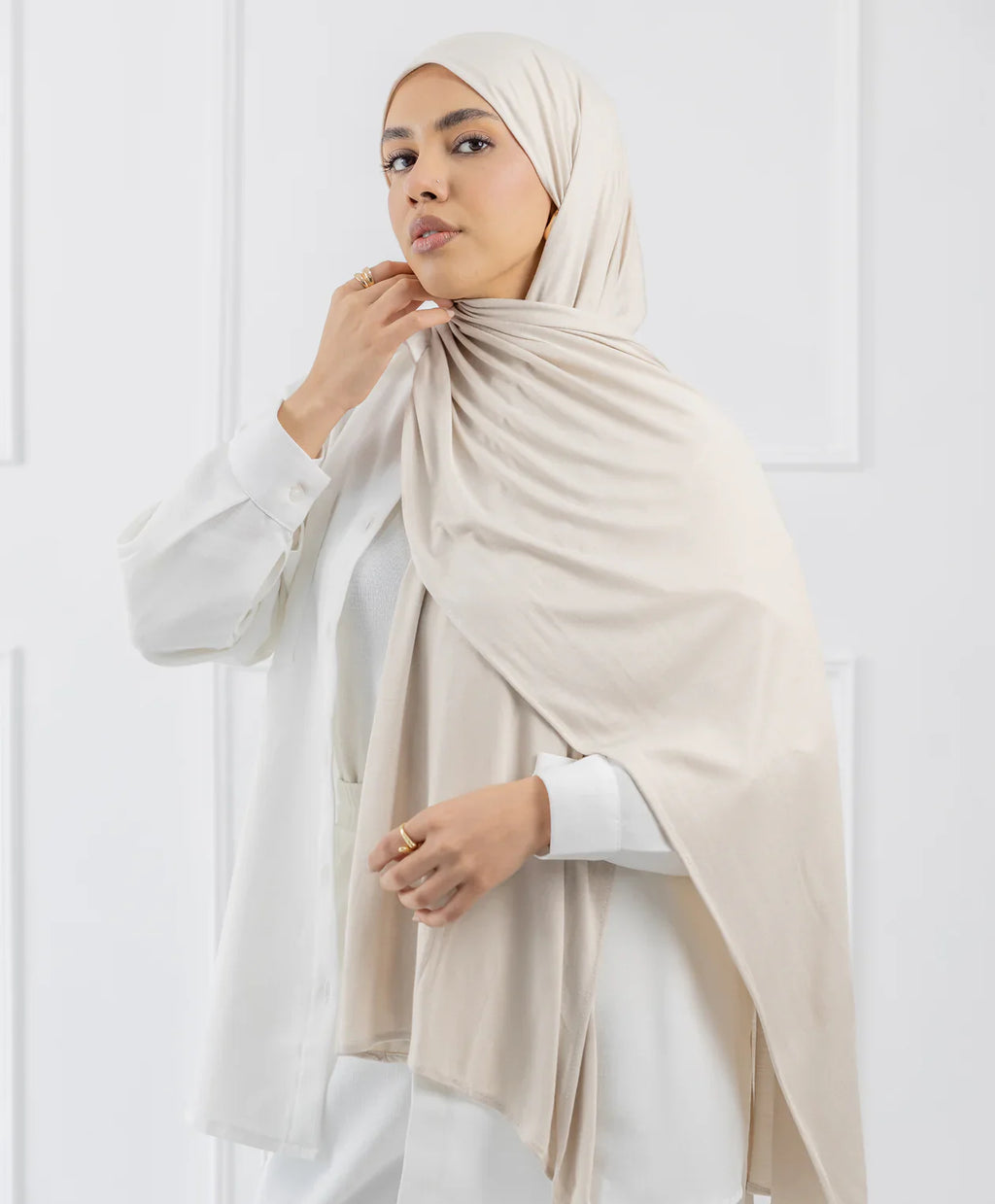 طرحة قطن مقاس صغير(le voile)