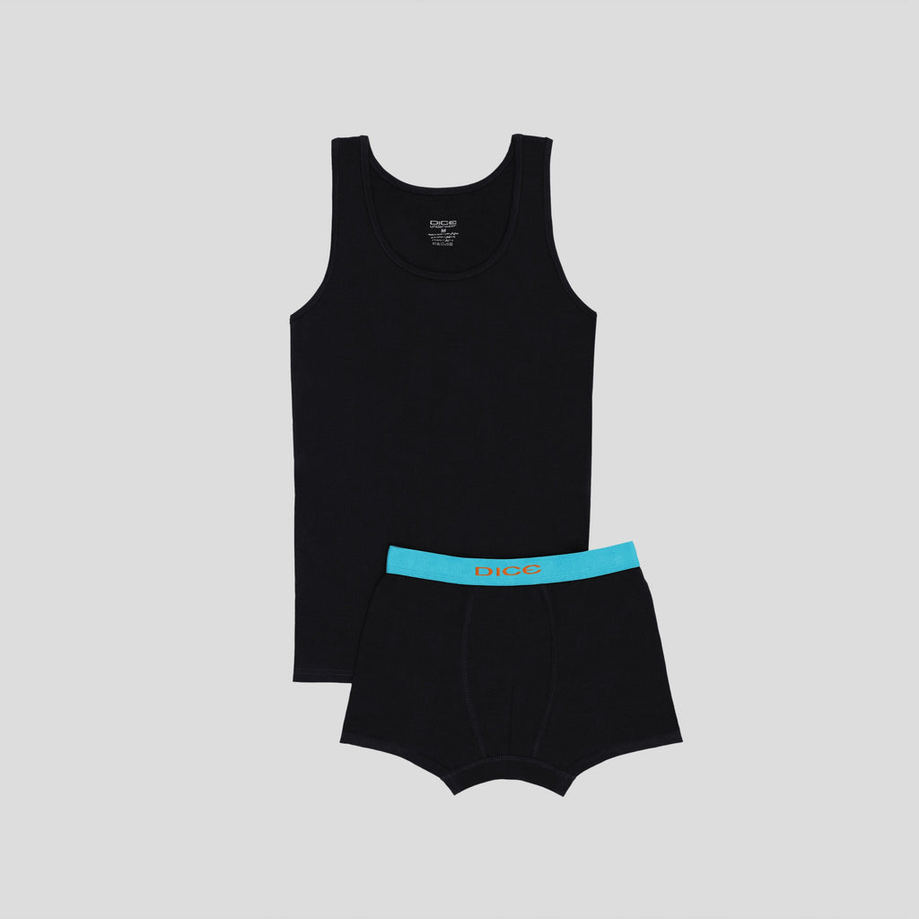 طقم فانلة و بوكسر ساده(Dice)