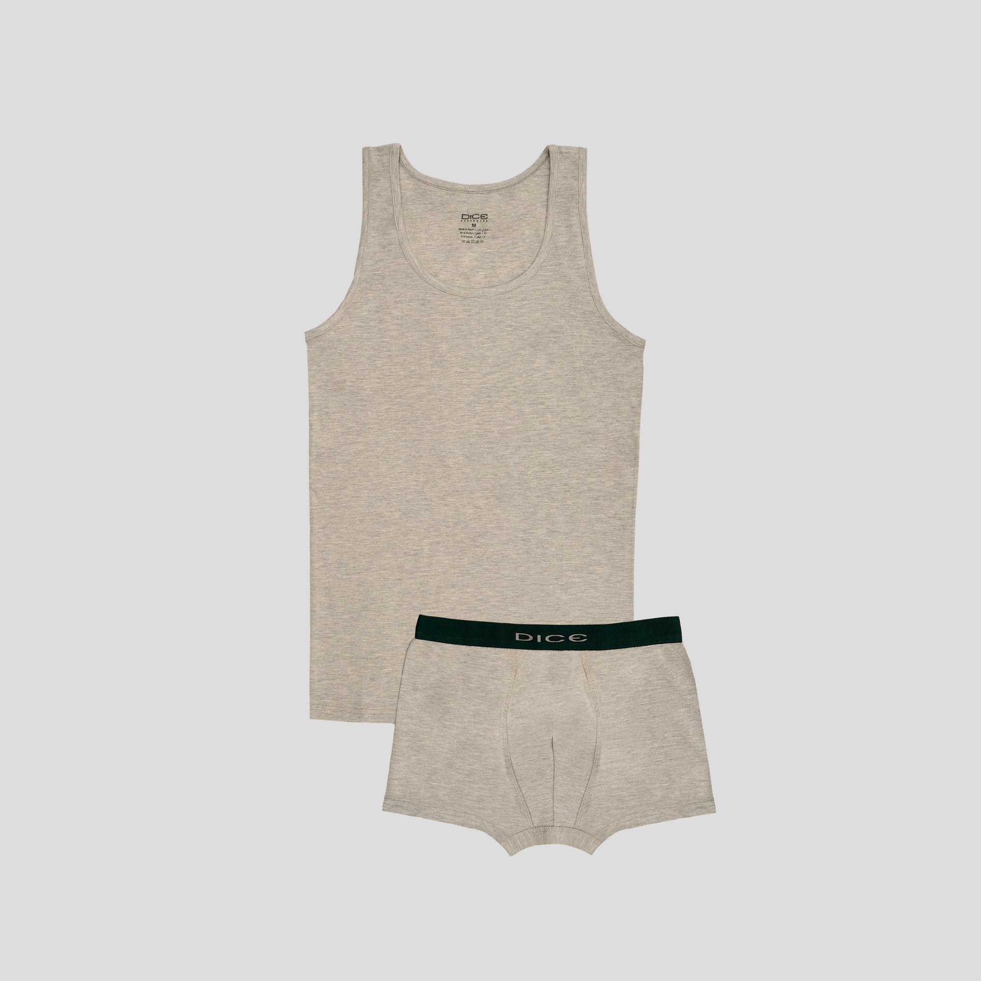 طقم فانلة و بوكسر ساده(Dice)