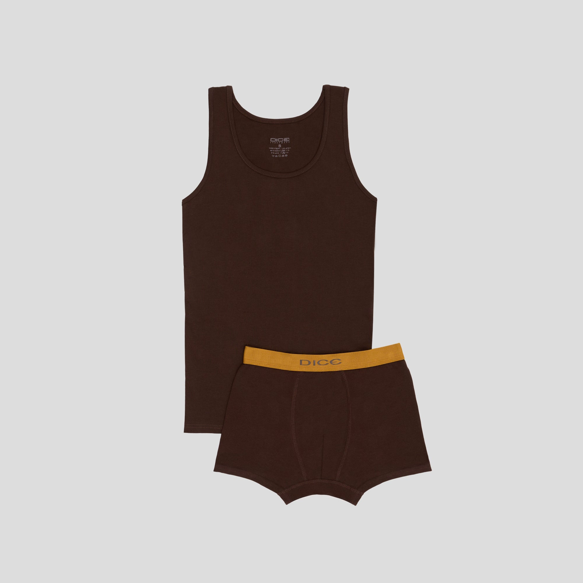 طقم فانلة و بوكسر ساده(Dice)