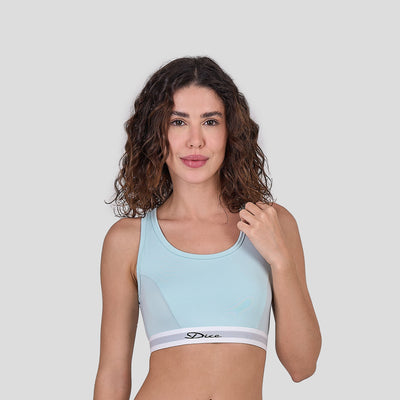 Women's Cotton Soft Bra (Dice)