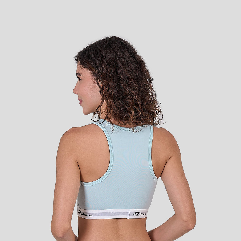 Women's Cotton Soft Bra (Dice)