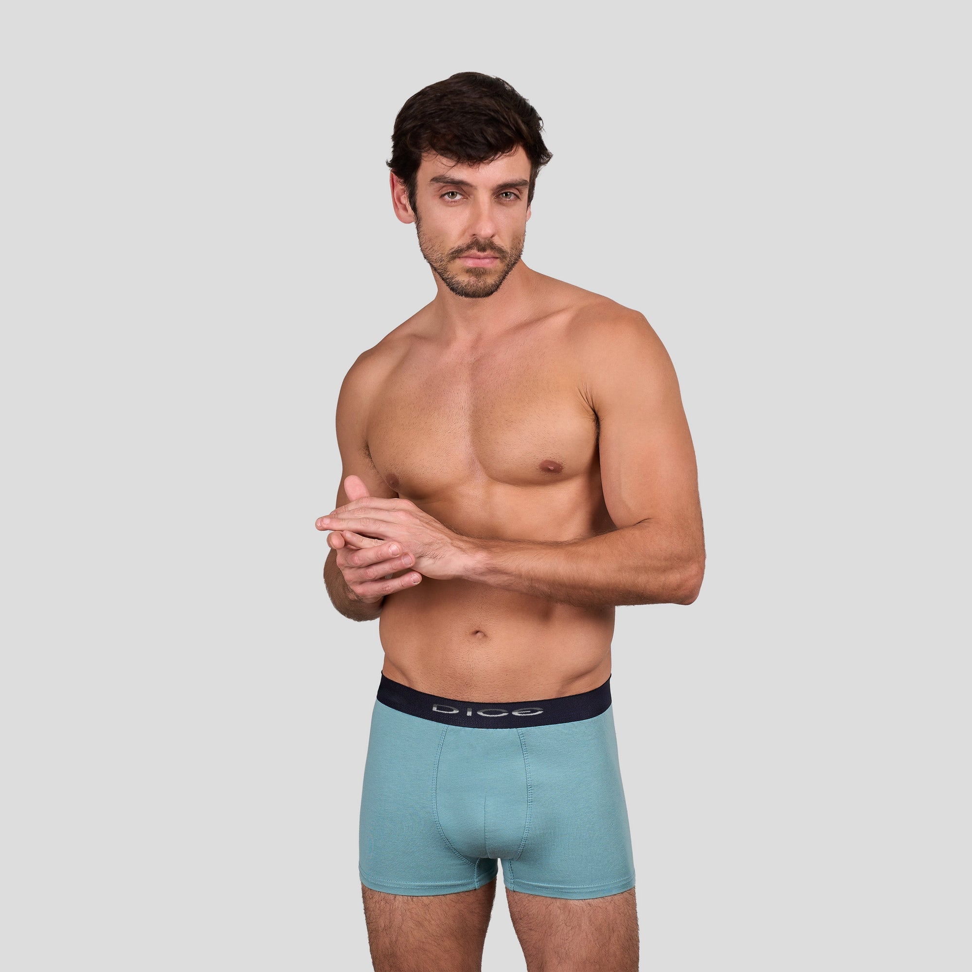 بوكسر سادة رجالي (Dice)٣ قطع + فانلة حمالة ابيض رجالي(Dice)٣ قطع