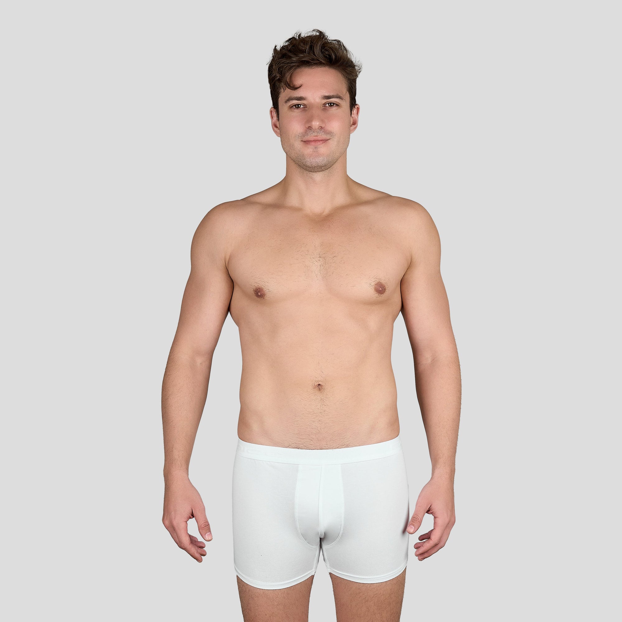 بوكسر ابيض و أسود سادة رجالي (Dice)٣ قطع