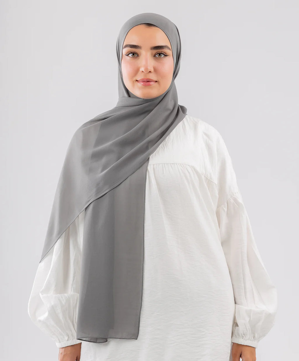 طرحة شيفون (مقاس صغير) - (le voile)  ٣ قطع