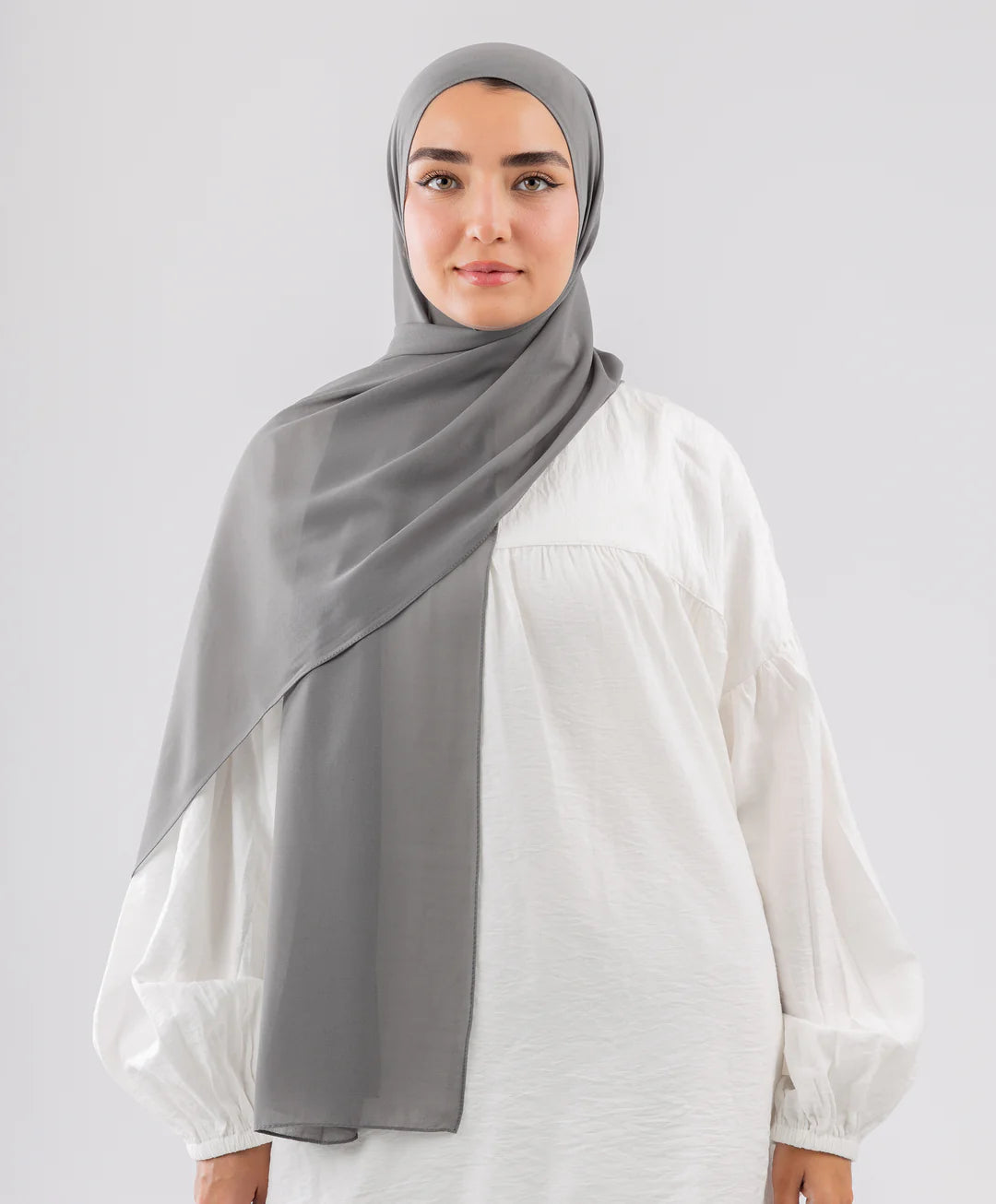 طرحة شيفون (مقاس صغير) - (le voile)  ٣ قطع