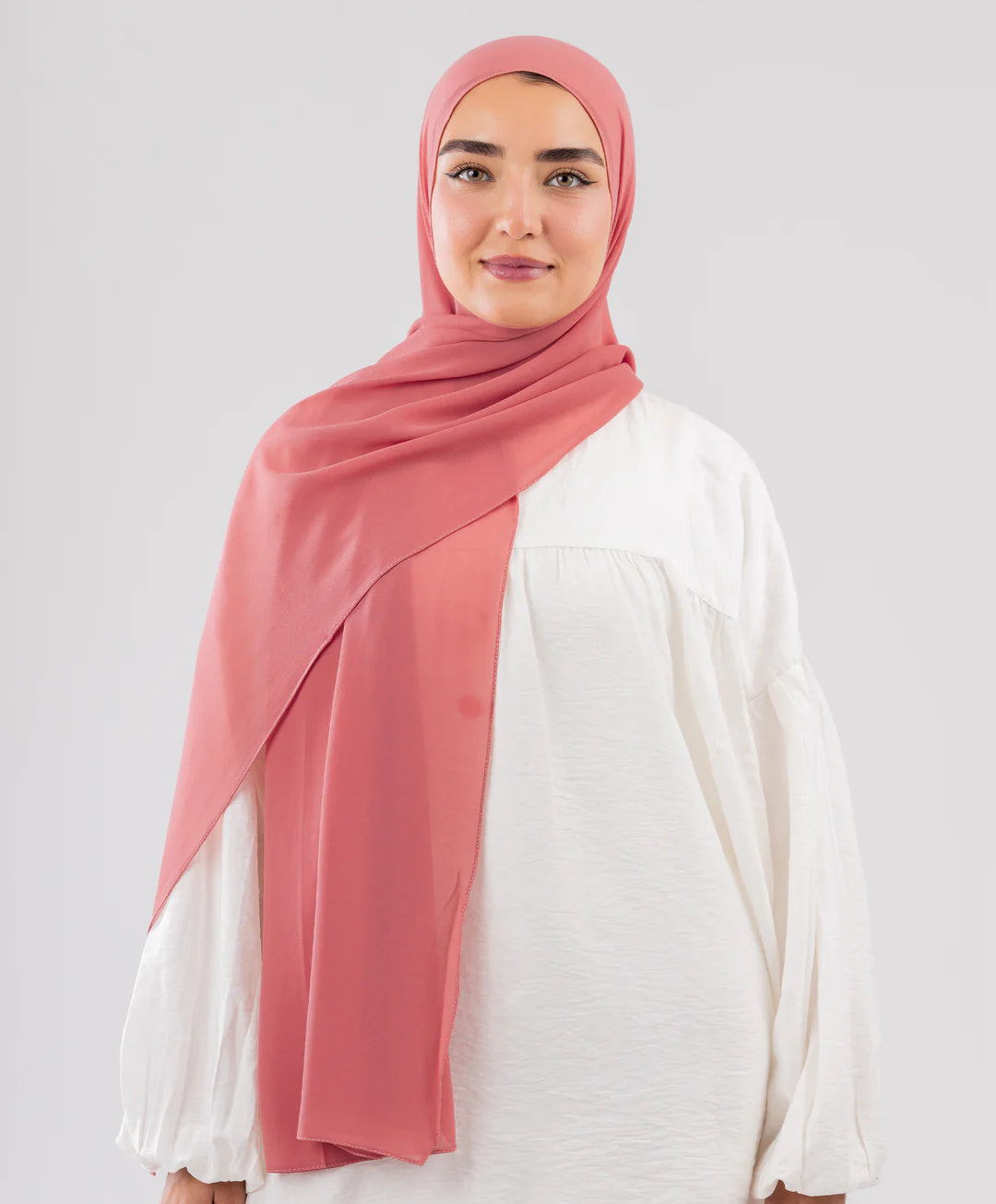 طرحة شيفون (مقاس صغير) - (le voile)  ٣ قطع