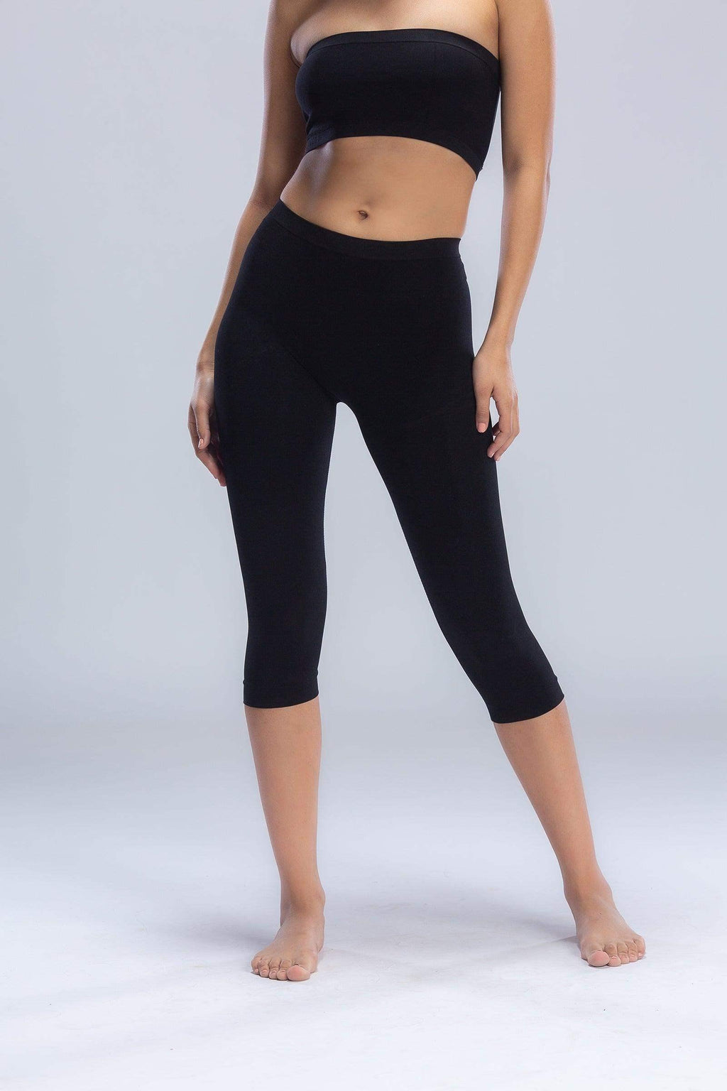 Elastic Waist Pantacourt Legging (Carina)
