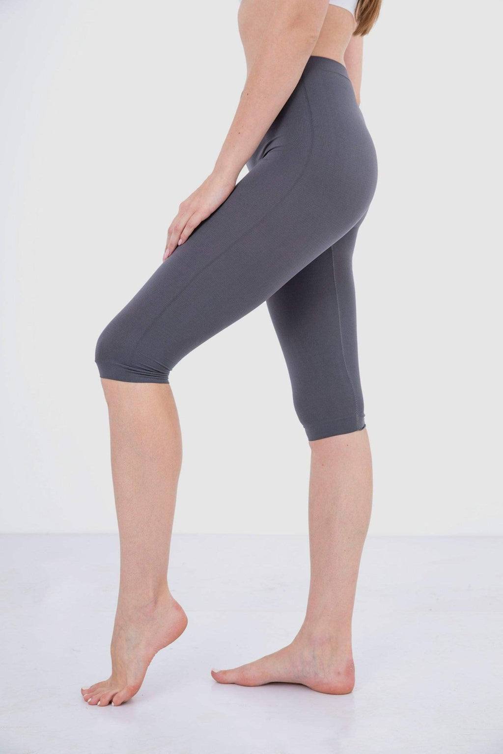Elastic Waist Pantacourt Legging (Carina)