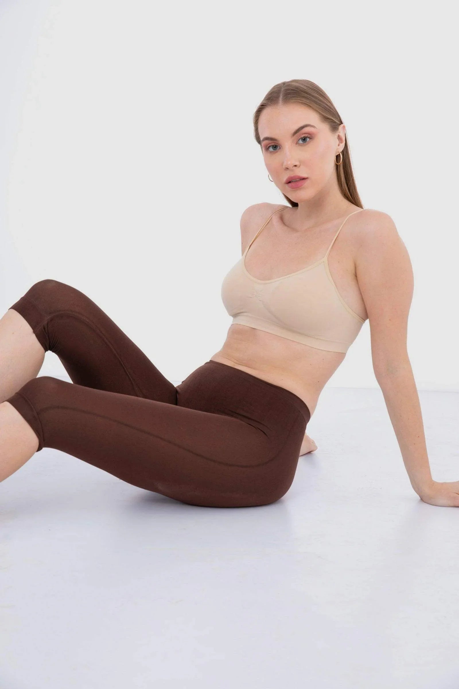 Elastic Waist Pantacourt Legging (Carina)