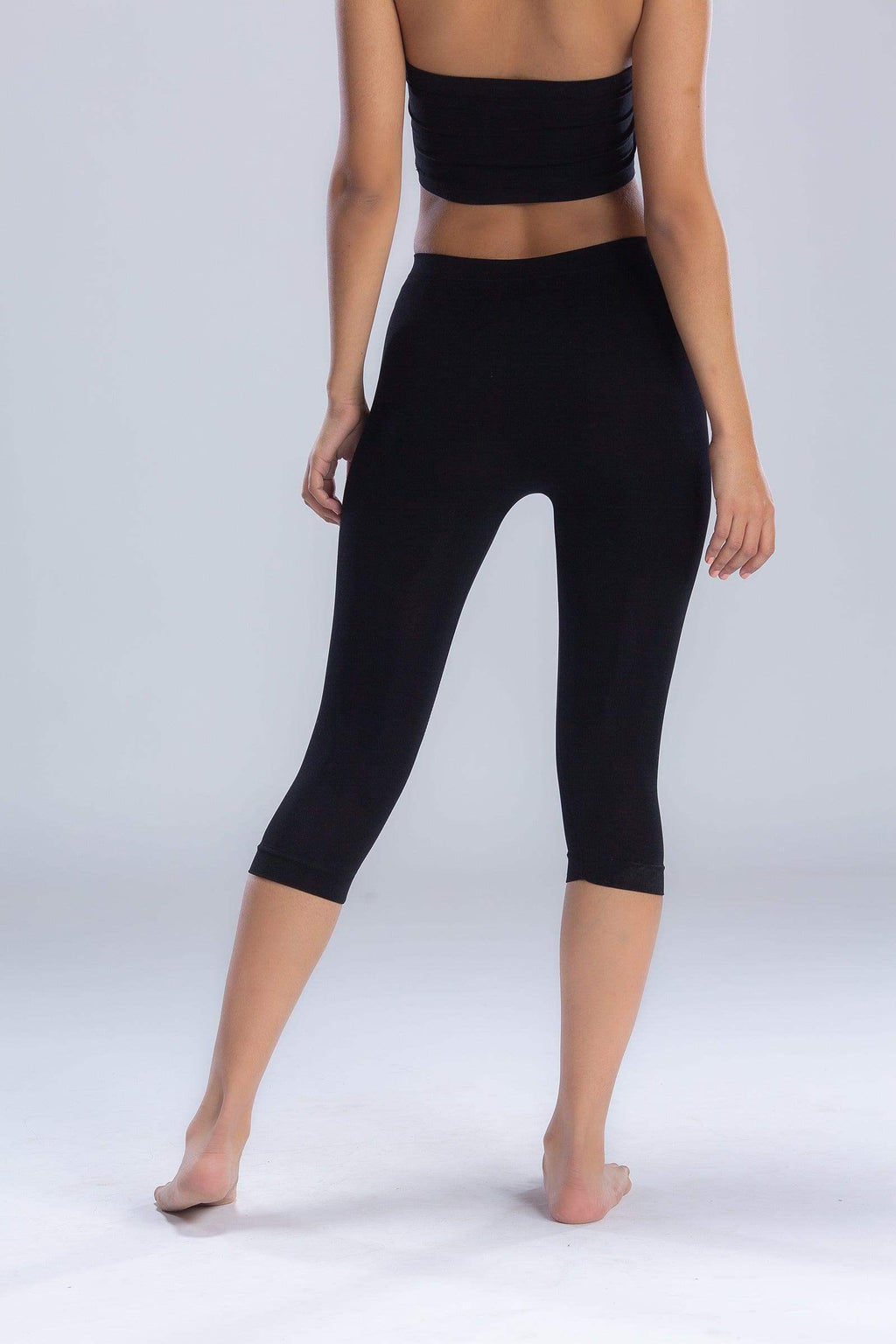 Elastic Waist Pantacourt Legging (Carina)